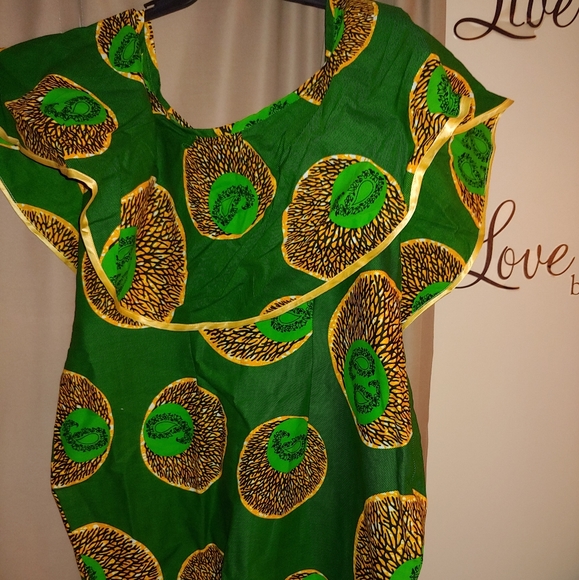 African Ankara dress hand made in Ghana - Picture 3 of 6